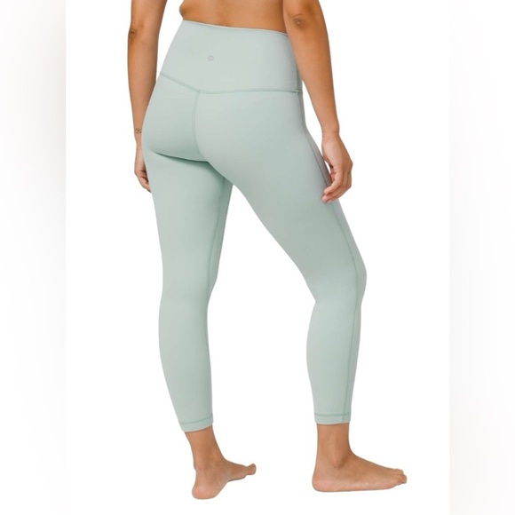 Lululemon - Align Pant II 25" Hazy Jade Leggings Sz 6 - Picture 2 of 8